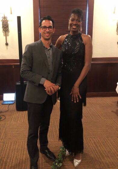 Jacqueline Monique with Bobby Gadoury