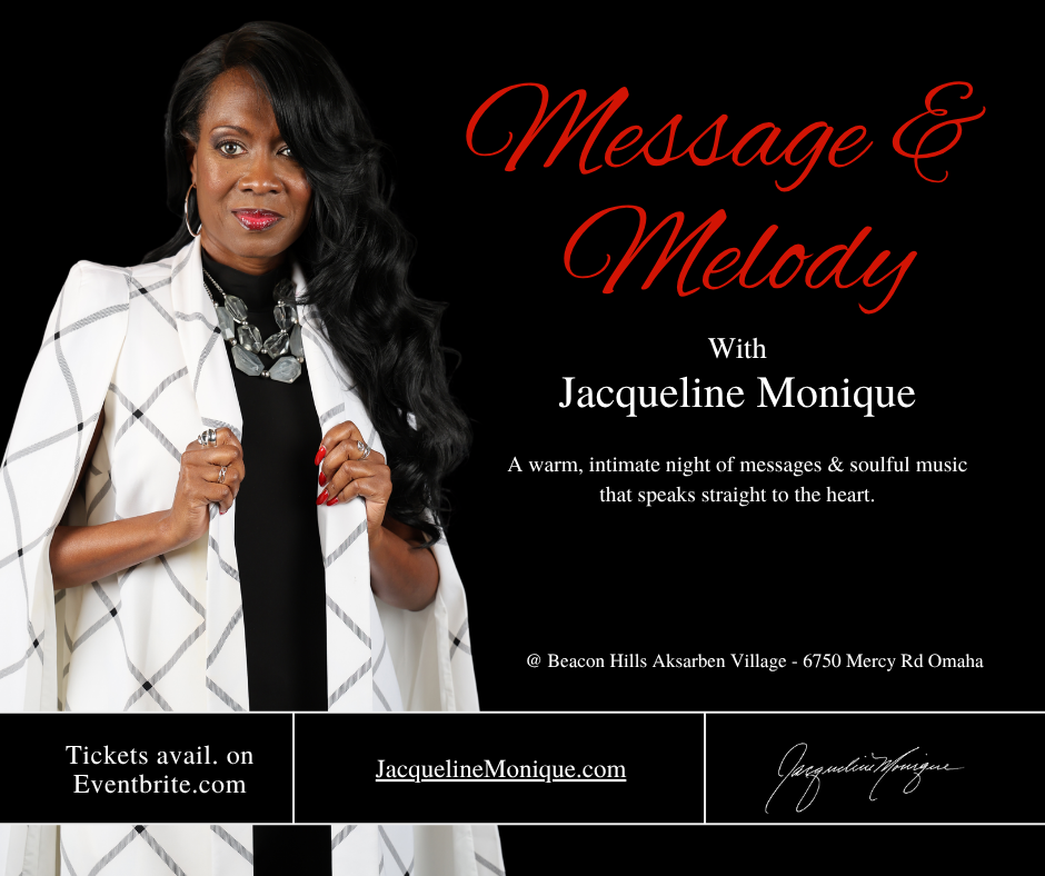 Message & Melody with Jacqueline Monique Event Poster