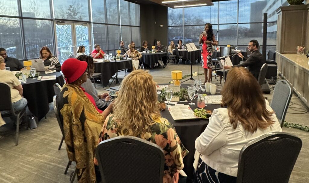 Audience at Awaken, a private listening experience with Jacqueline Monique
